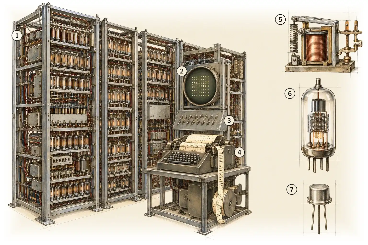 Computer · Una macchina con il programma in memoria
