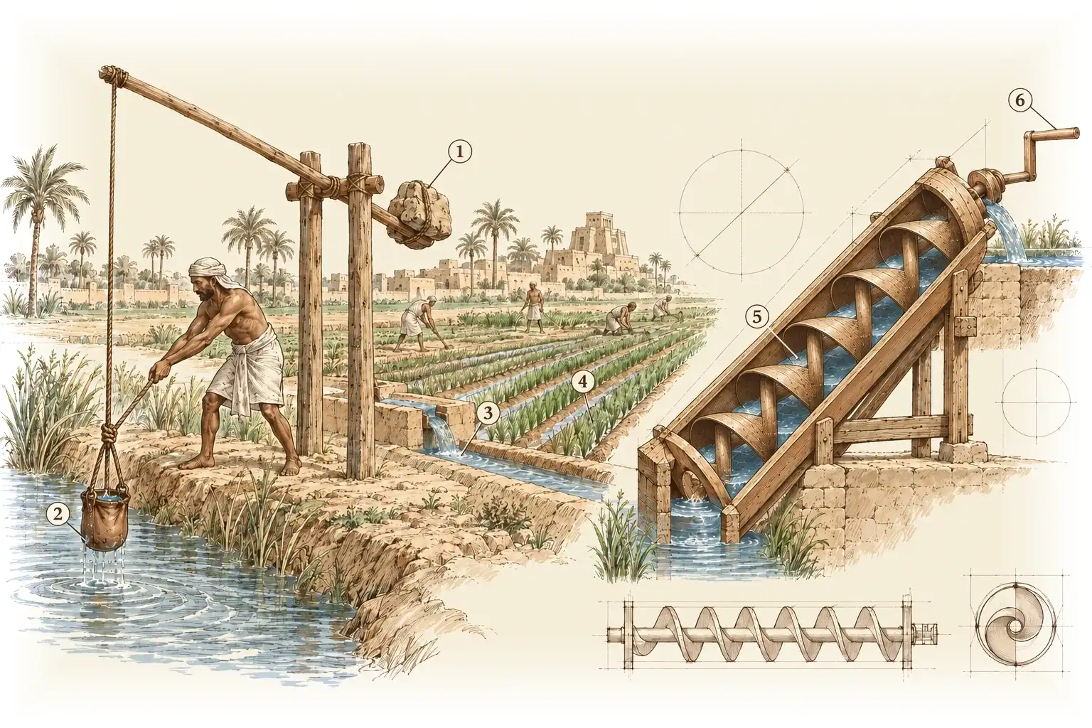 Irrigazione · Portare l'acqua ai campi