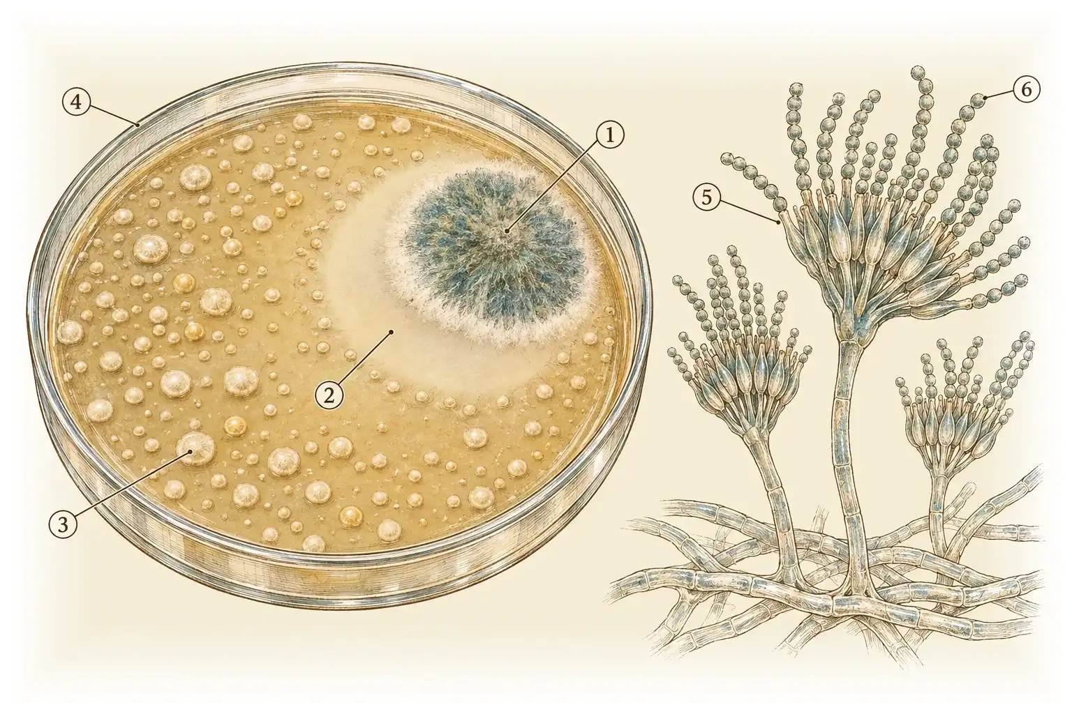 Penicillin · Ein Antibiotikum aus Schimmelpilzen